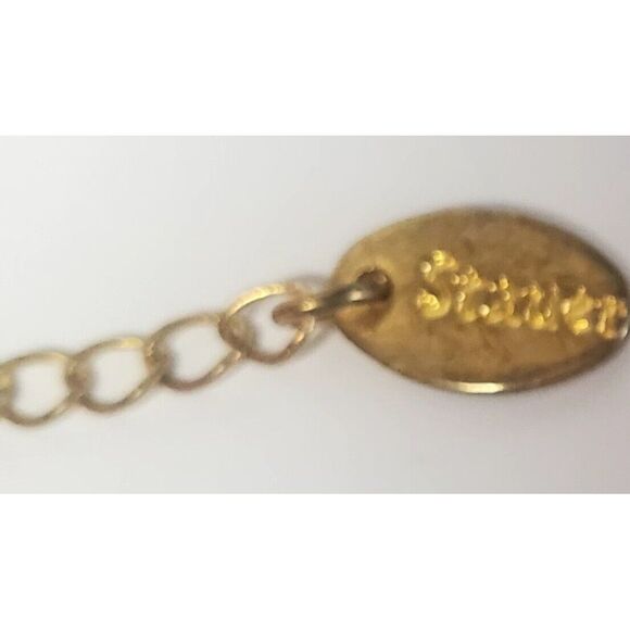 VTG STAUER Signed Genuine Amethyst Necklace Graduated Beads Detailed GoldSpacers - Picture 11 of 12